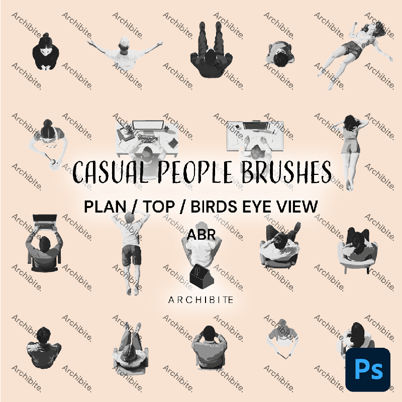 PS Brushes Plan People - Main Image