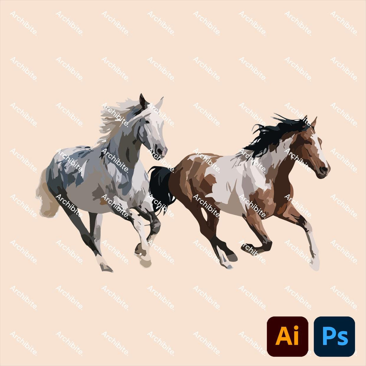 Vector Cutouts - Farm Animals Elevation