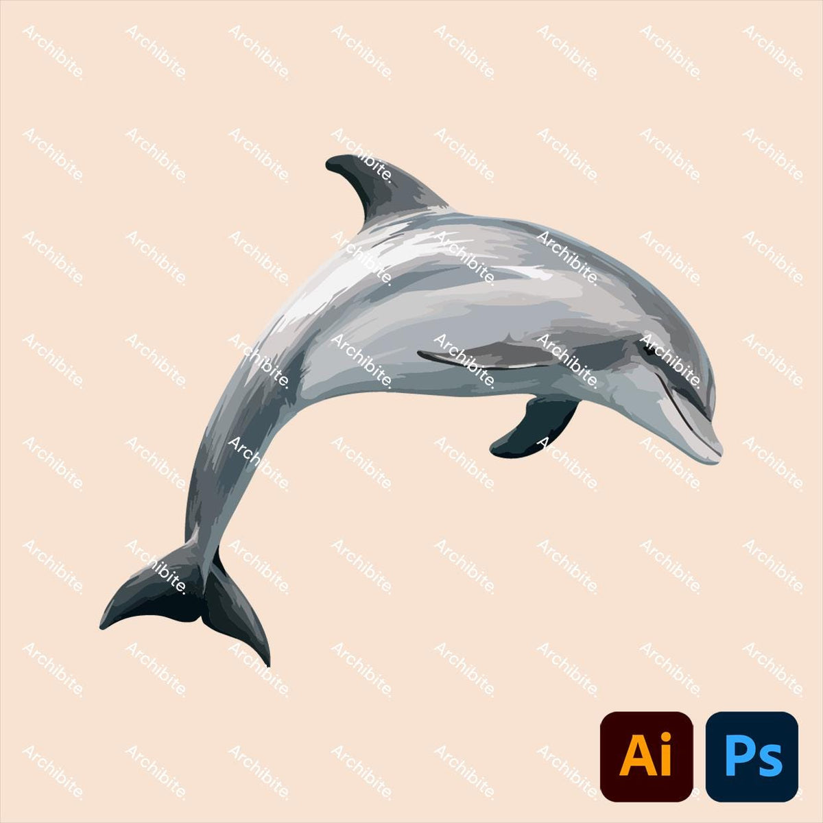 Vector Cutouts - Seaside Animals Elevation