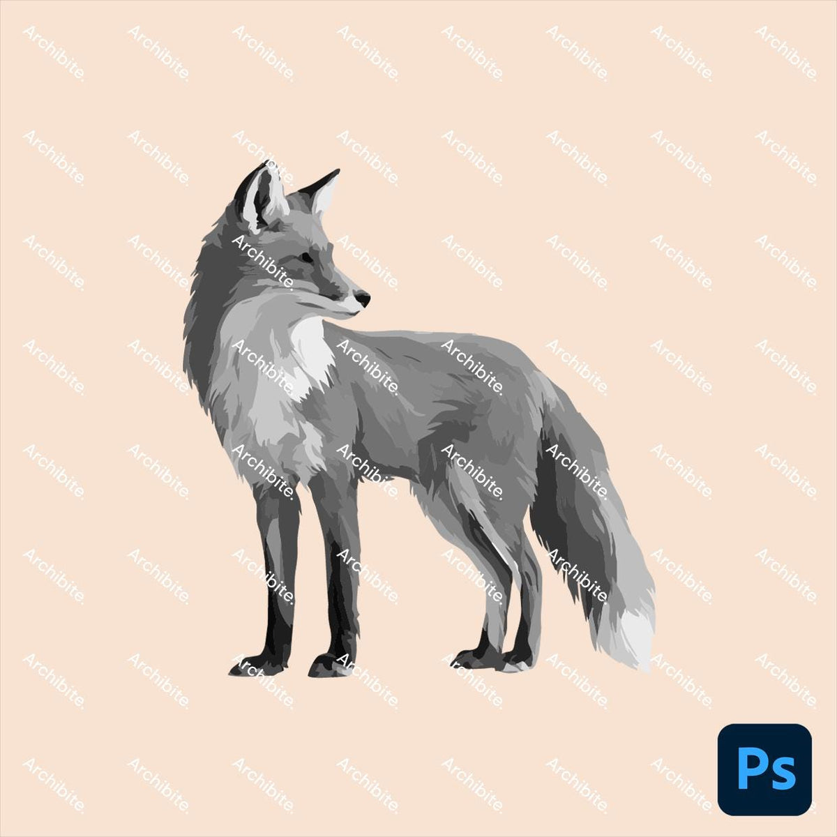 Photoshop Brushes - Nordic Forest Animals Elevation