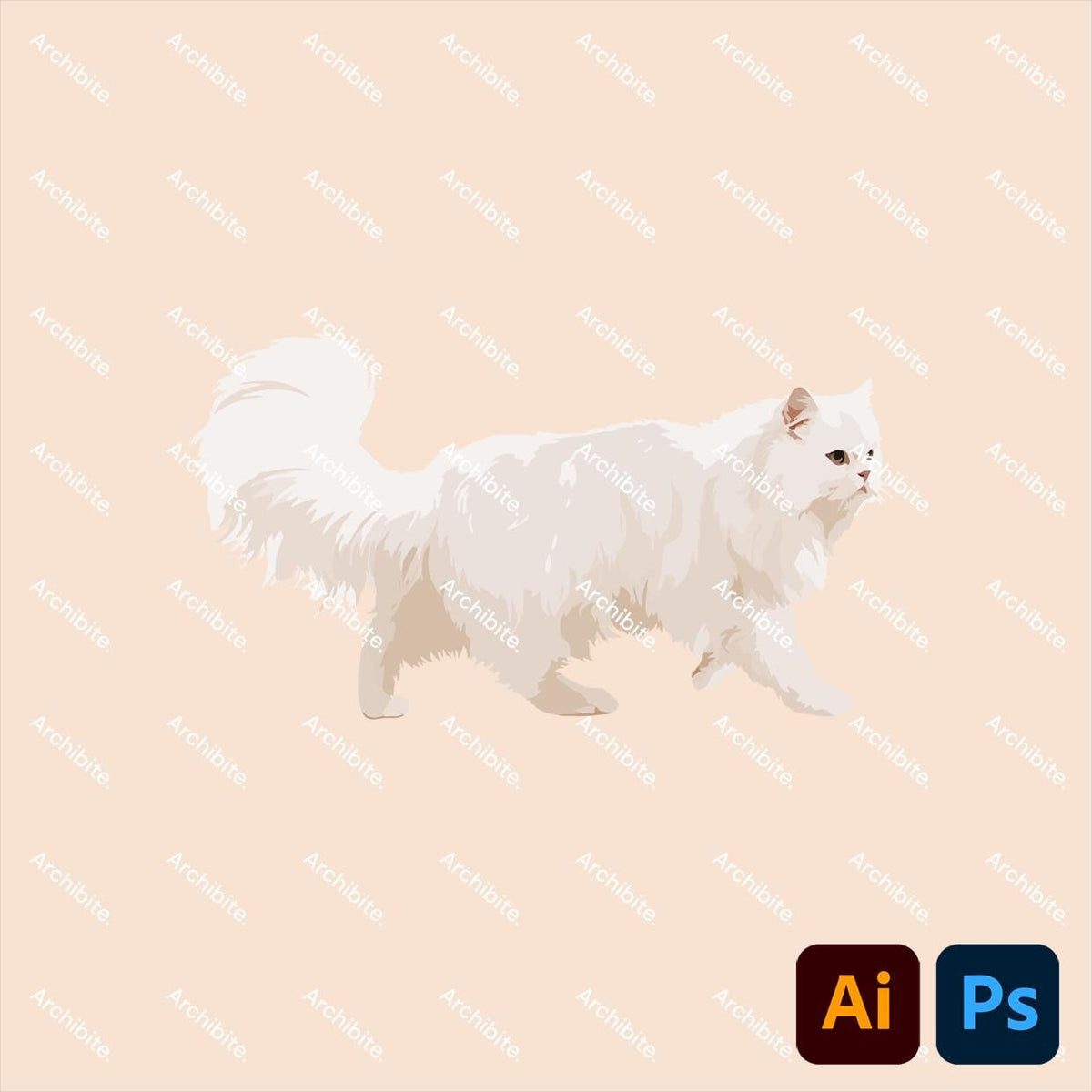Vector Cutouts - Common Pets Elevation