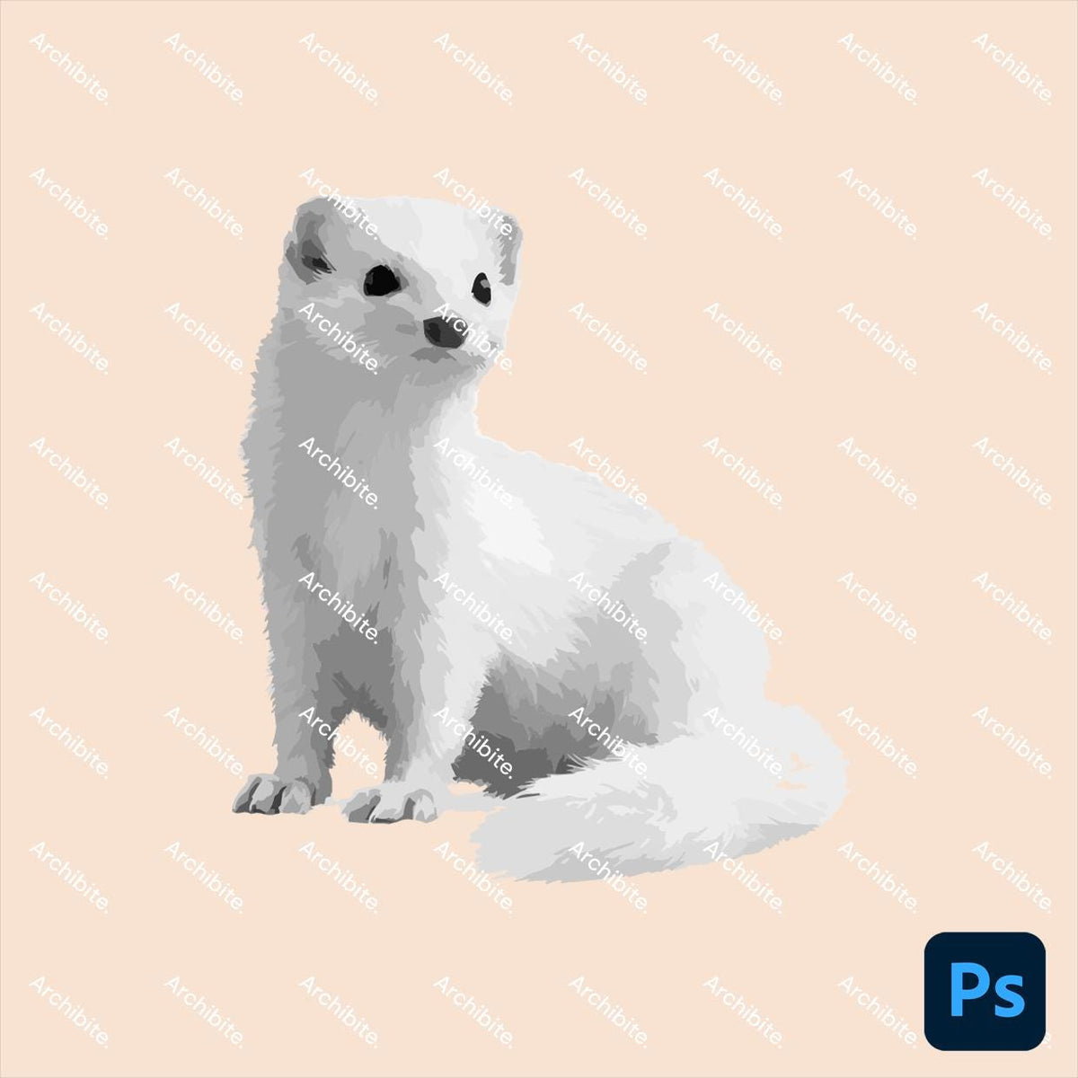 Photoshop Brushes - Small Forest Animals Elevation