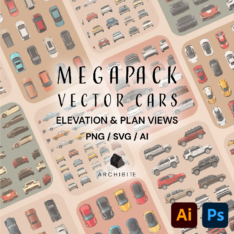 Vector Cars Megapack - Main Image