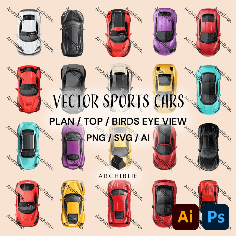 Vector Plan Sports Cars - Main Image