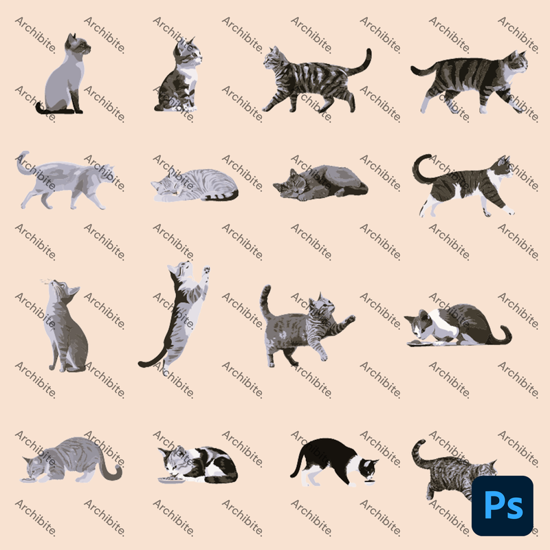 PS Brushes Elevation Cats