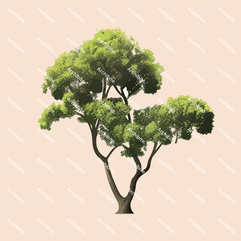 Vector Summer Trees Elevation