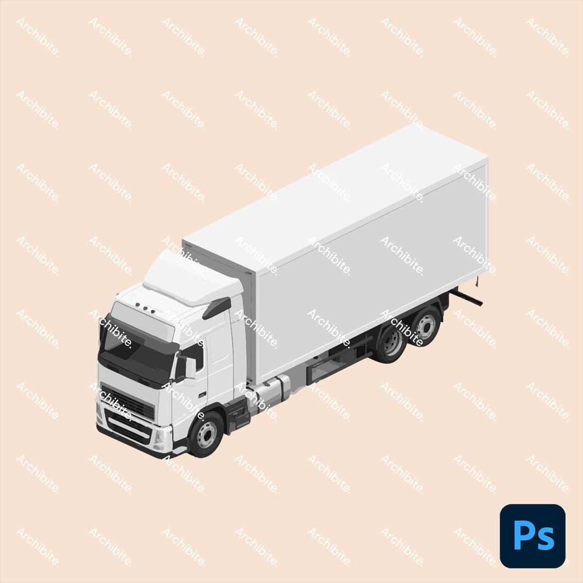 Photoshop Brushes - Isometric Cars