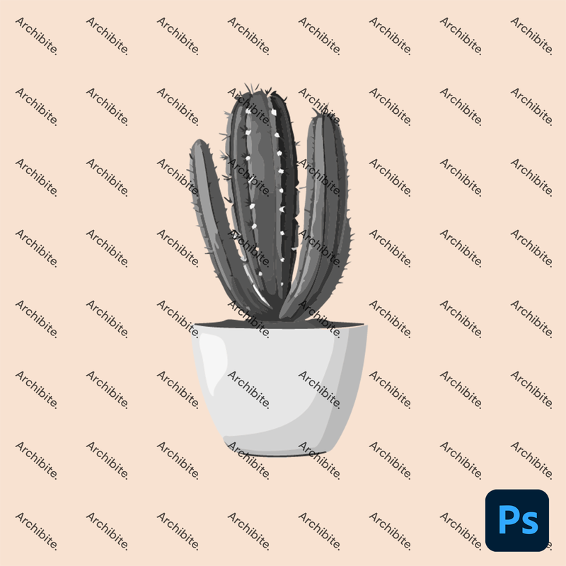 Photoshop Brushes House Plants Elevation 2