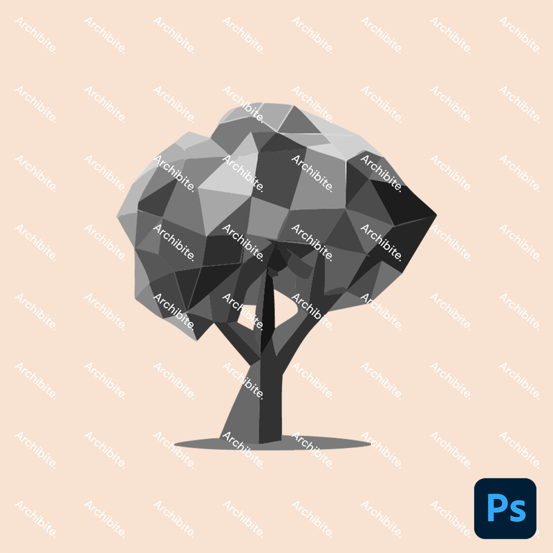 Photoshop Brushes Polygon Trees Elevation