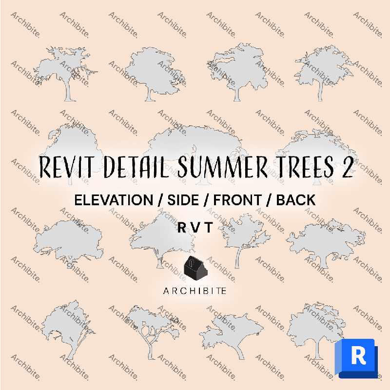 Detail Item Summer Trees Elevation 2