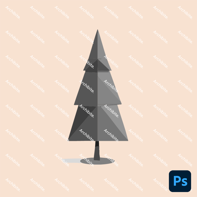 Photoshop Brushes Polygon Trees Elevation