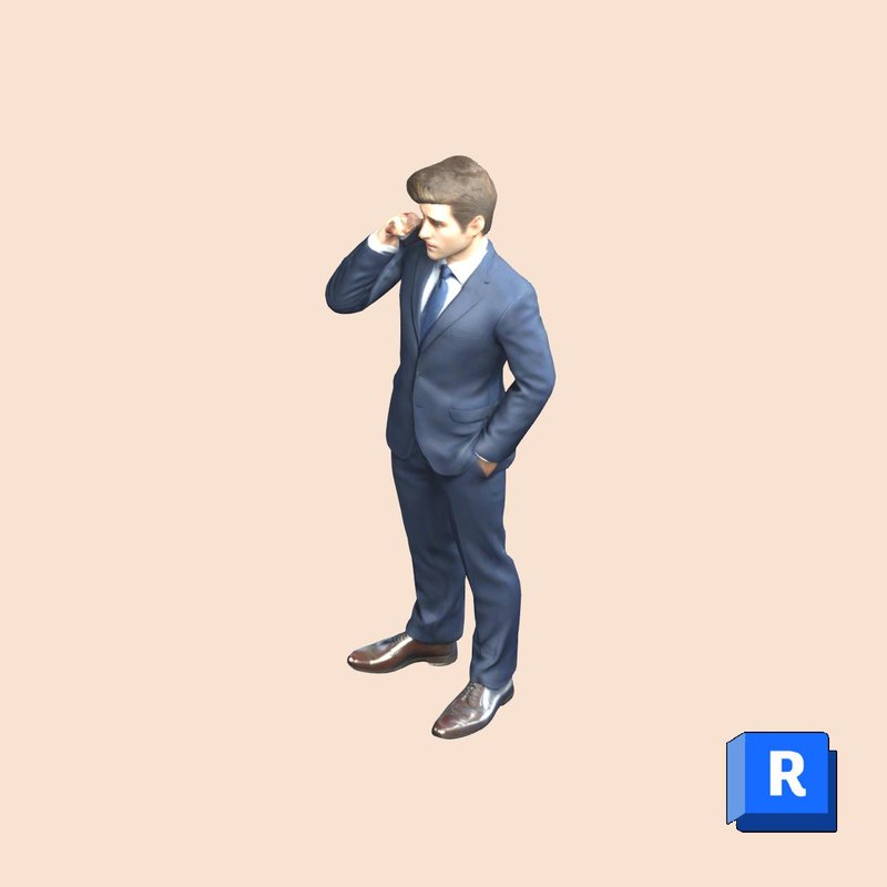 Revit Entourage Business People Textured