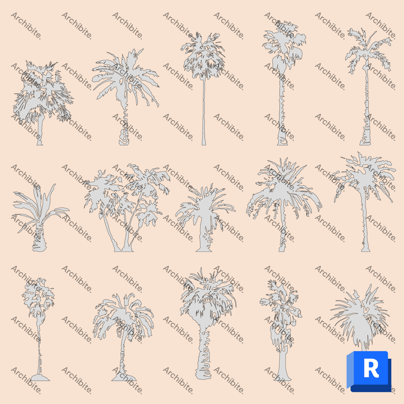 Revit Detail Item Trees Megapack