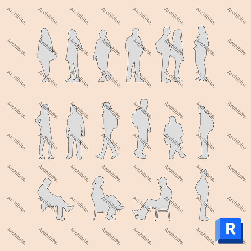 Revit Detail Item People Megapack
