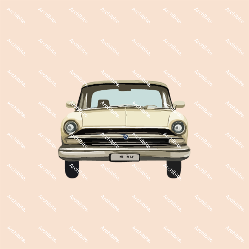 Vector Elevation Classic Cars 2