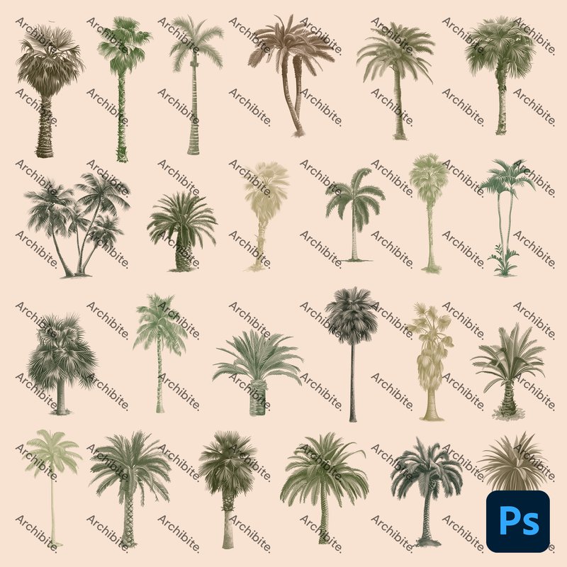 Photoshop Brush Trees Megapack