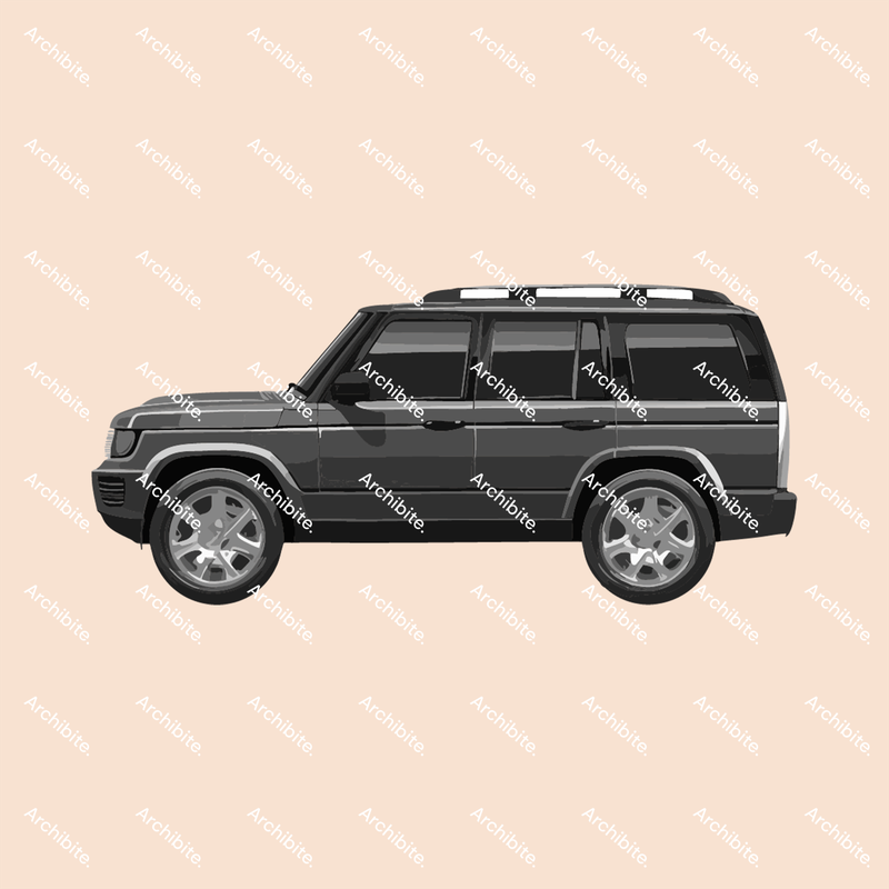 Photoshop Brushes SUV Cars Elevation