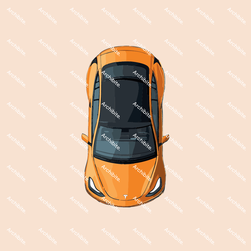Vector Plan Tesla Cars