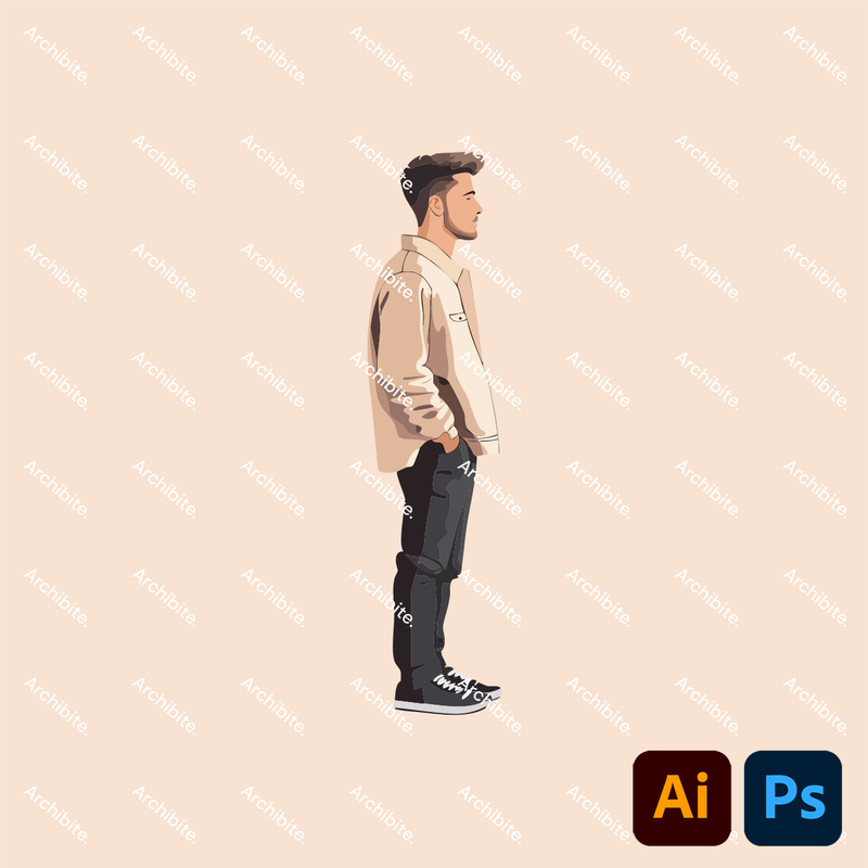Vector Casual People Elevation