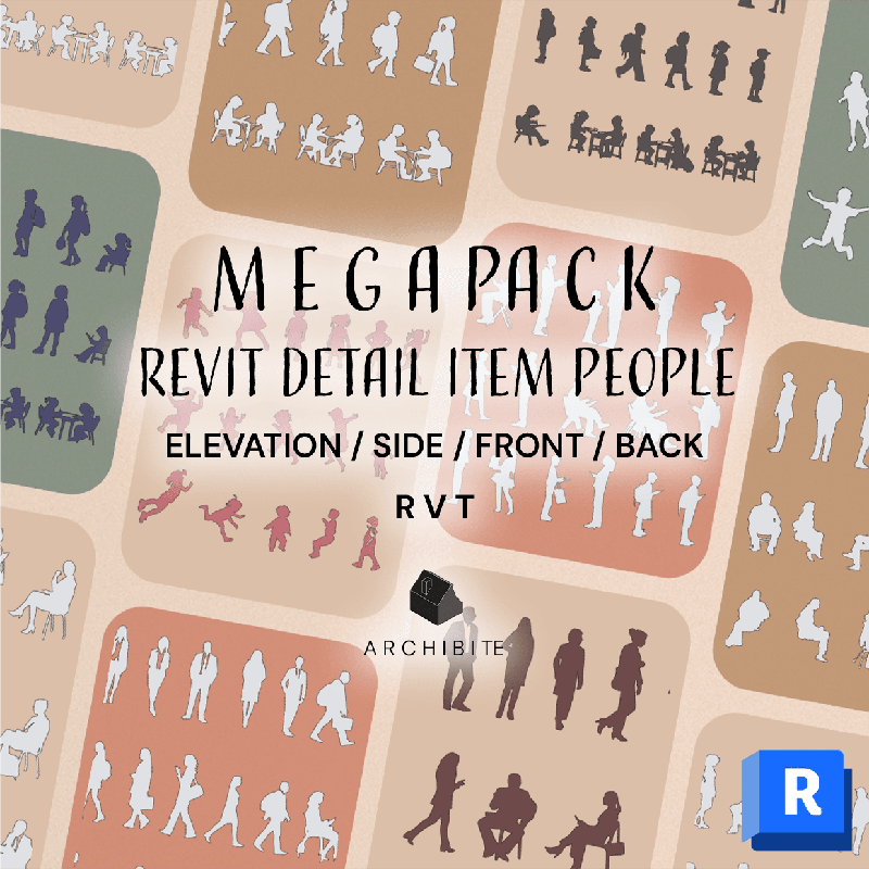 Revit Detail Item People Megapack
