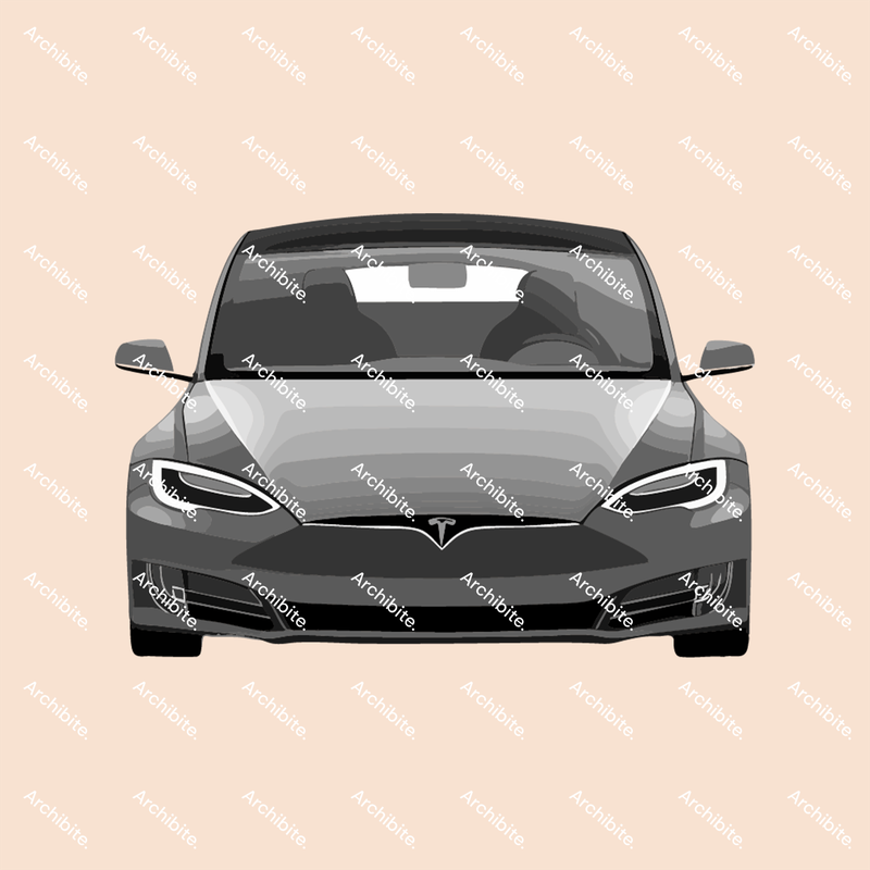 Photoshop Brushes Tesla Cars Elevation