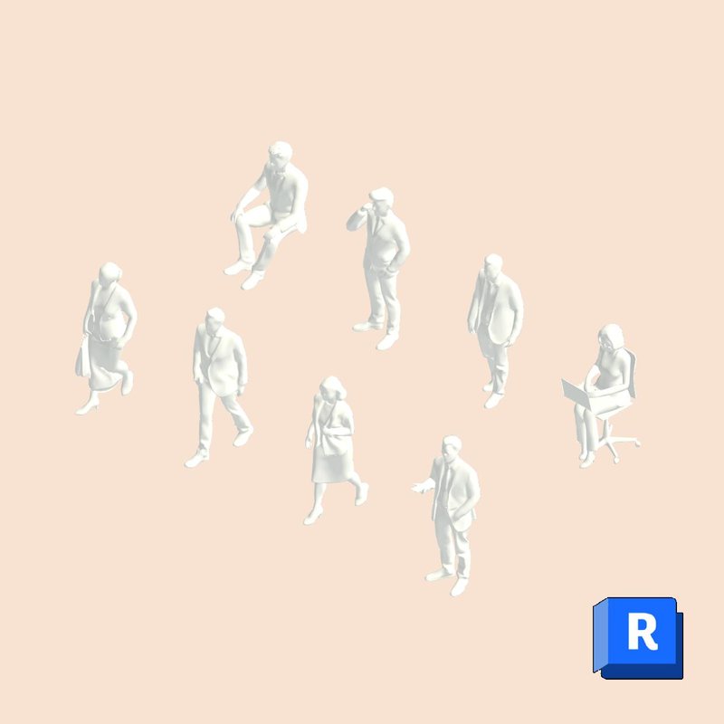 Revit Entourage Business People Simple
