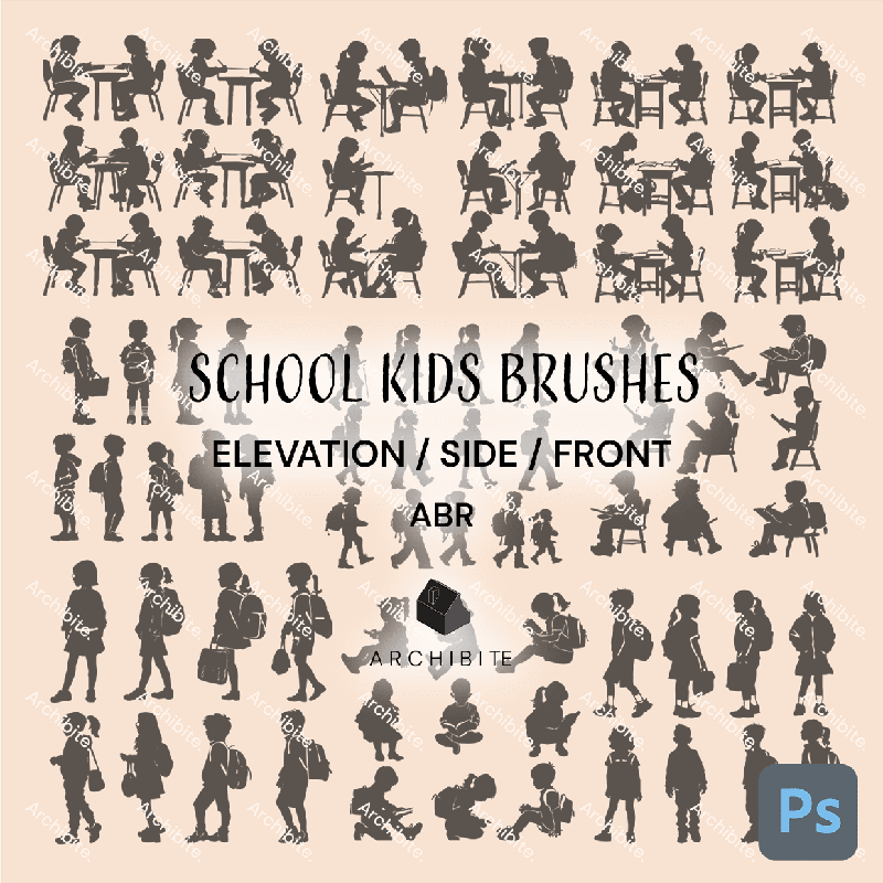 Photoshop Brushes School Kids