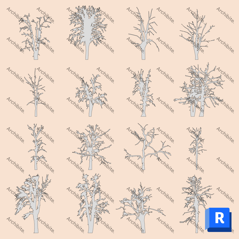 Revit Detail Item Trees Megapack