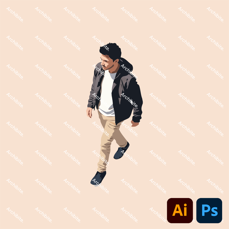 Vector Isometric Casual People