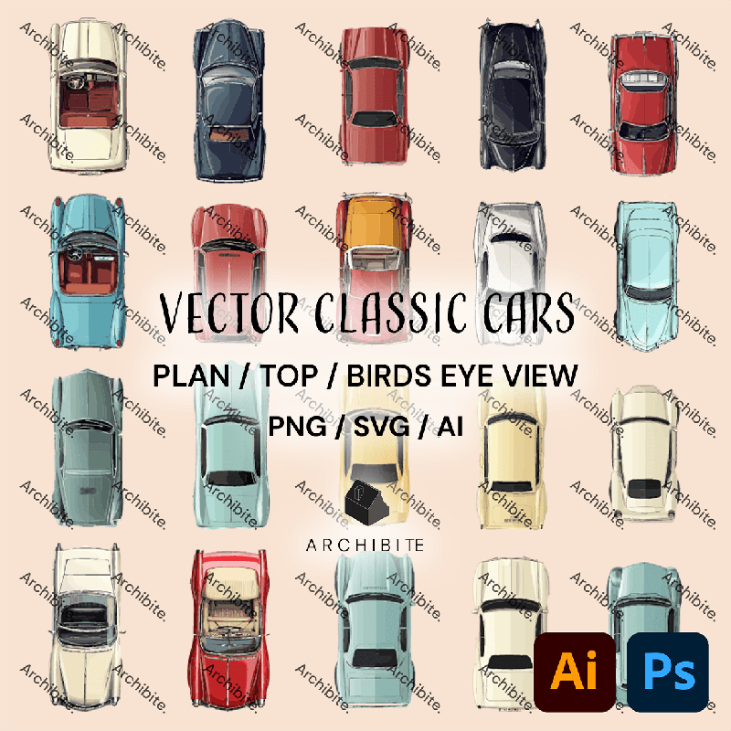 Vector Plan Classic Cars
