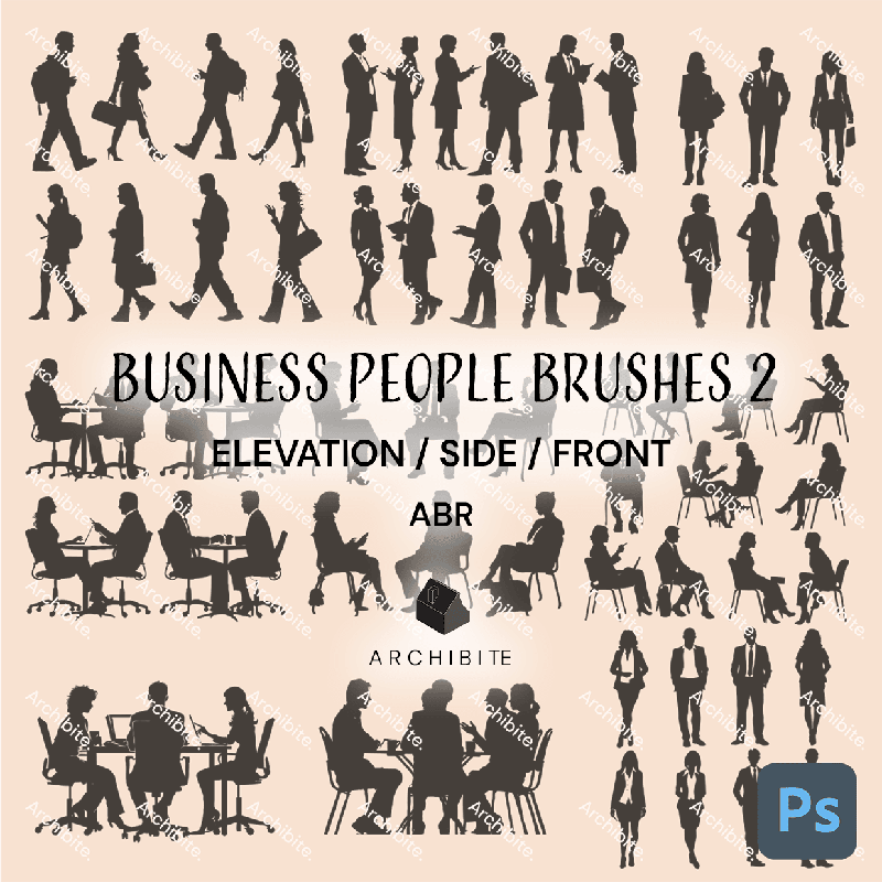 Photoshop Brushes Business People 2