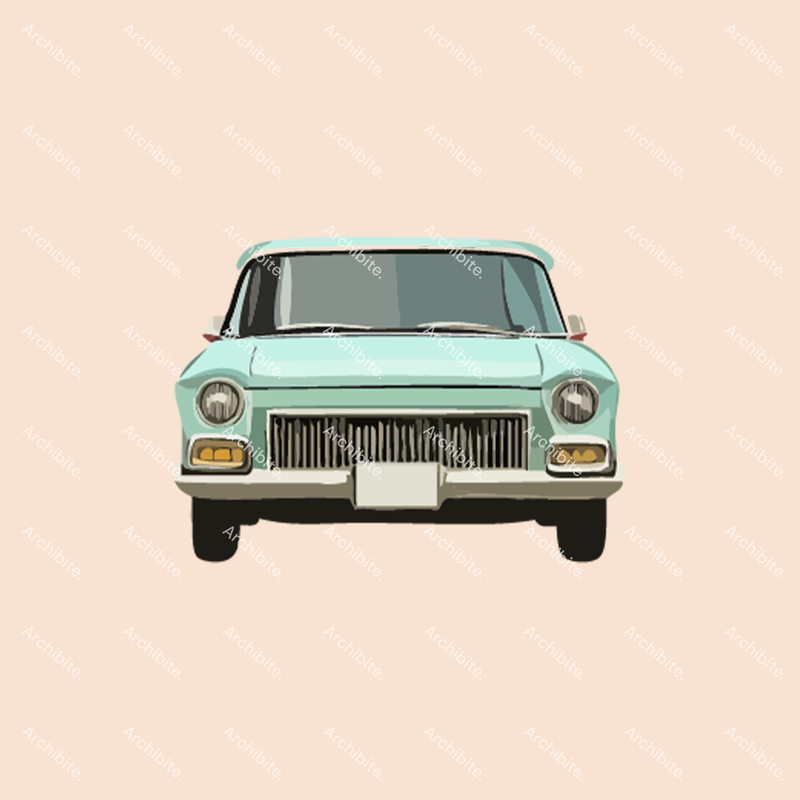 Vector Elevation Classic Cars