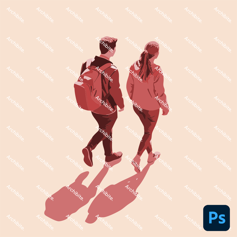 Photoshop Brushes Isometric Casual People
