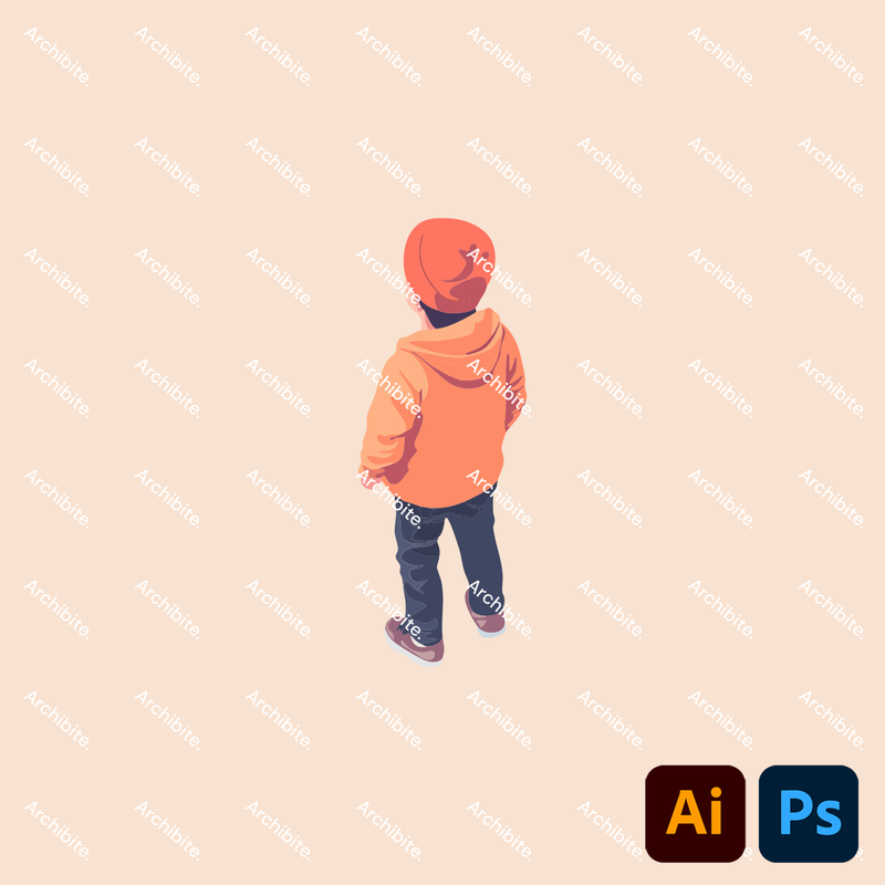 Vector Isometric Kids