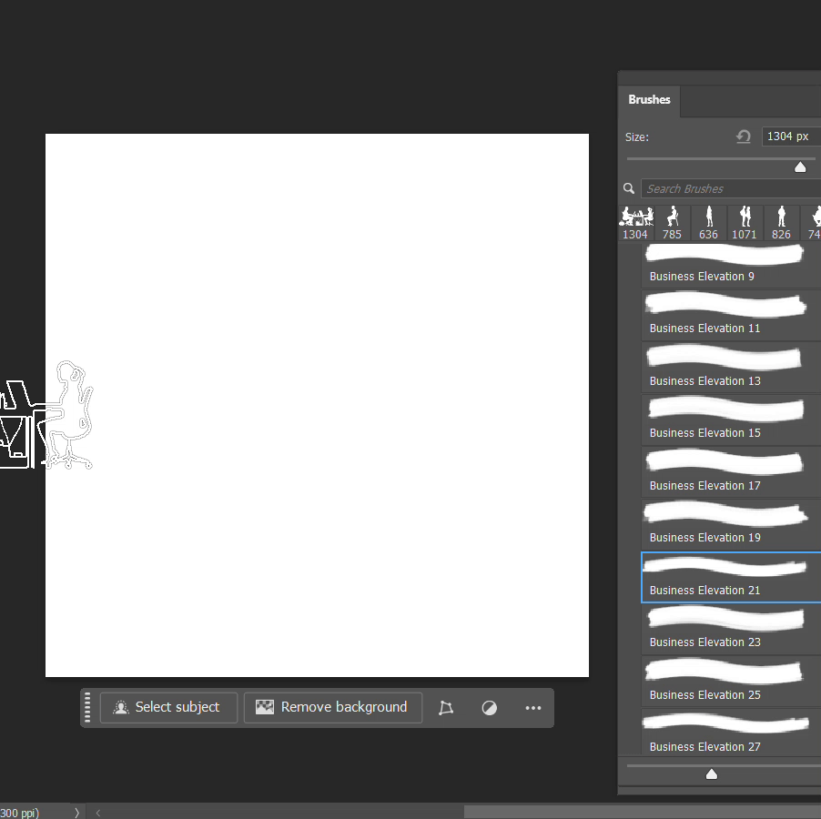 Photoshop Brushes Business People