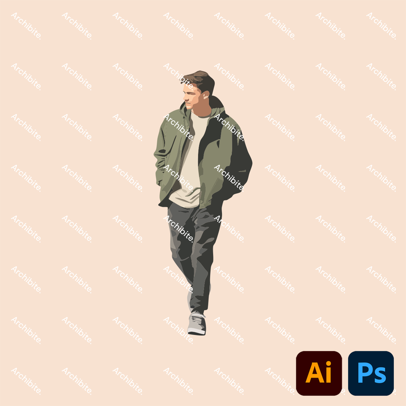 Vector Casual People Elevation