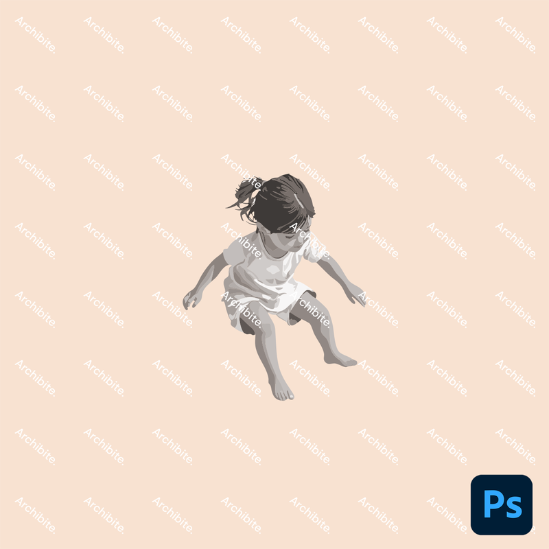 Photoshop Brushes Isometric Kids
