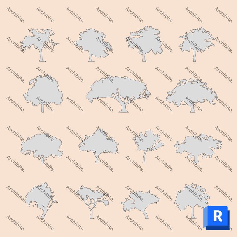 Revit Detail Item Trees Megapack