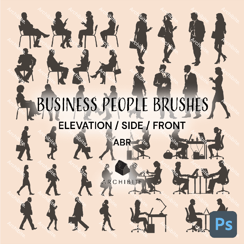Photoshop Brushes Business People