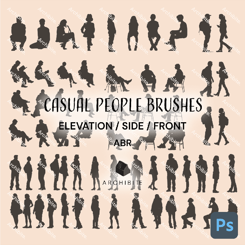 Photoshop Brushes Casual People