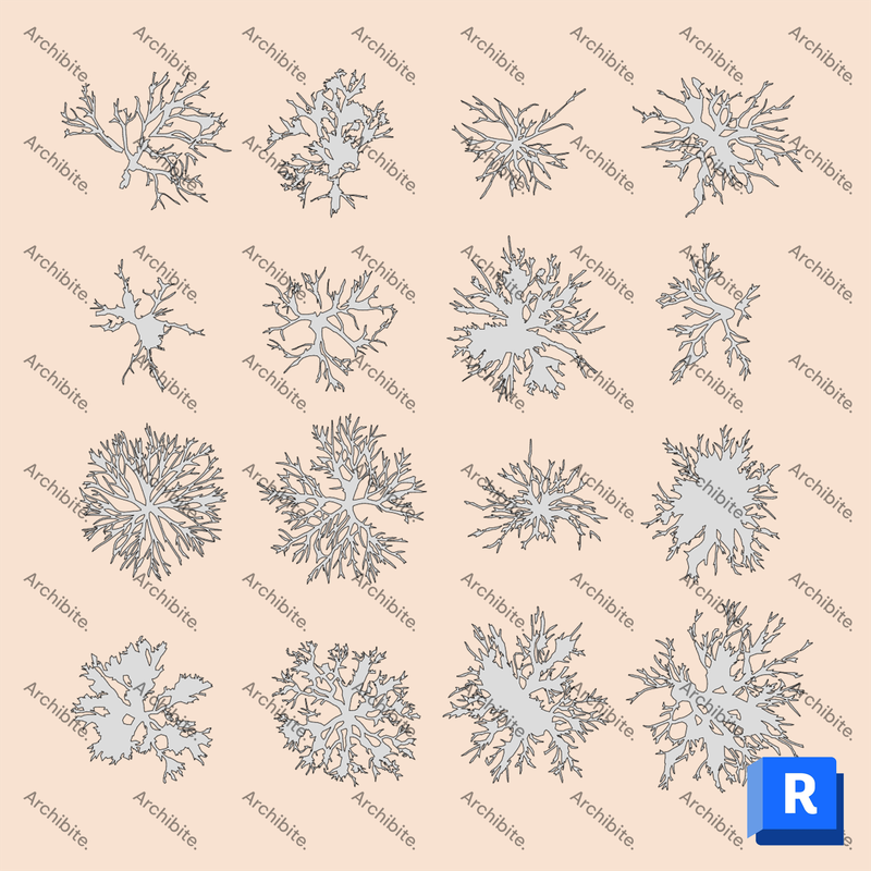 Detail Item Winter Trees Plan