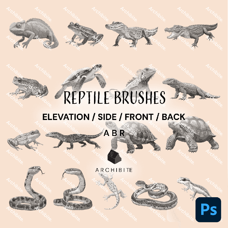 Photoshop Brushes Reptiles Elevation