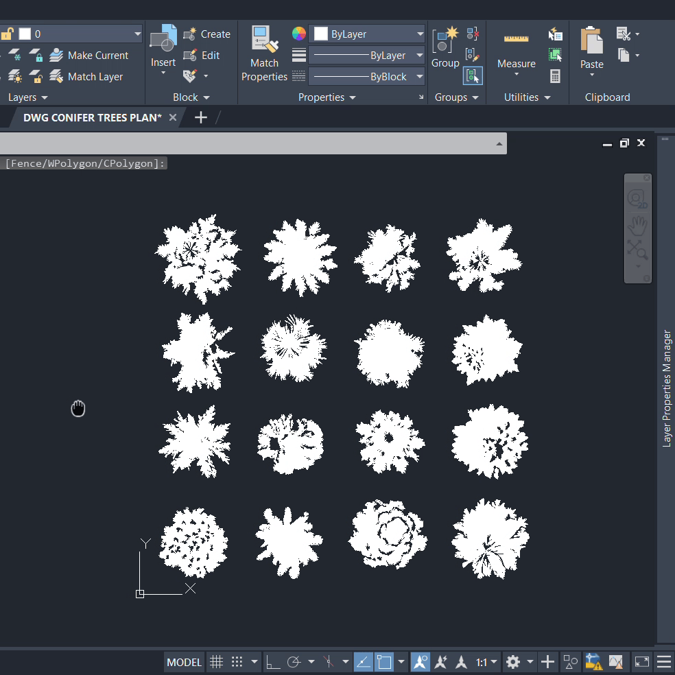 DWG Trees Megapack