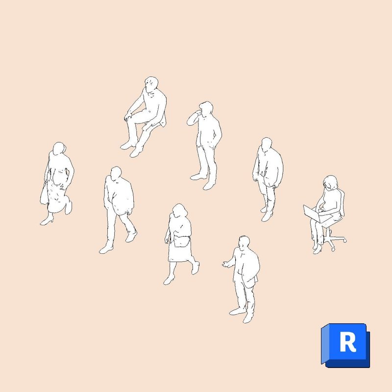 Revit Entourage Business People Simple