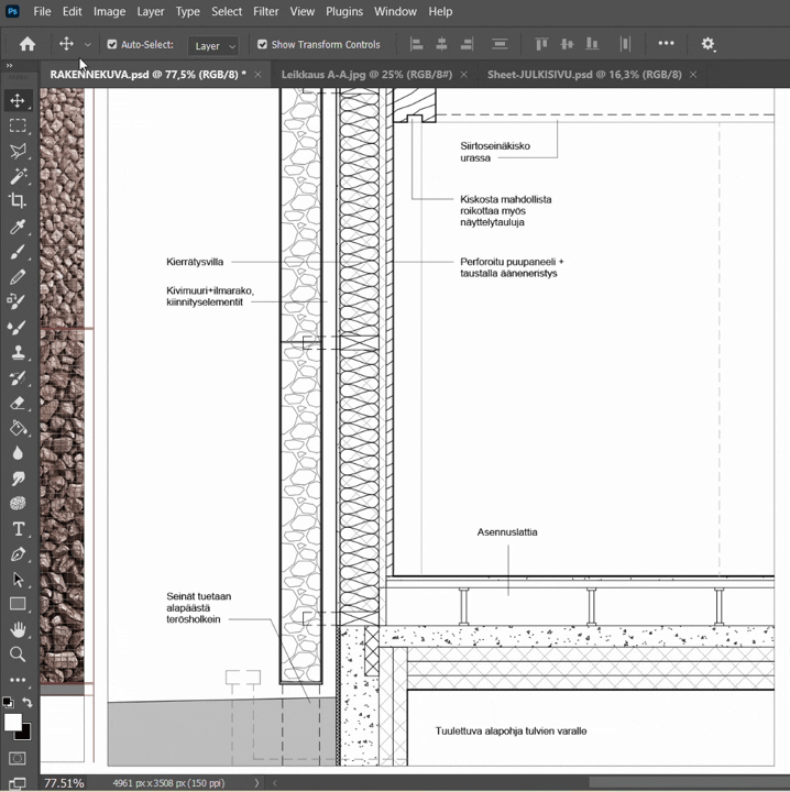Vector Floor Plan Cats