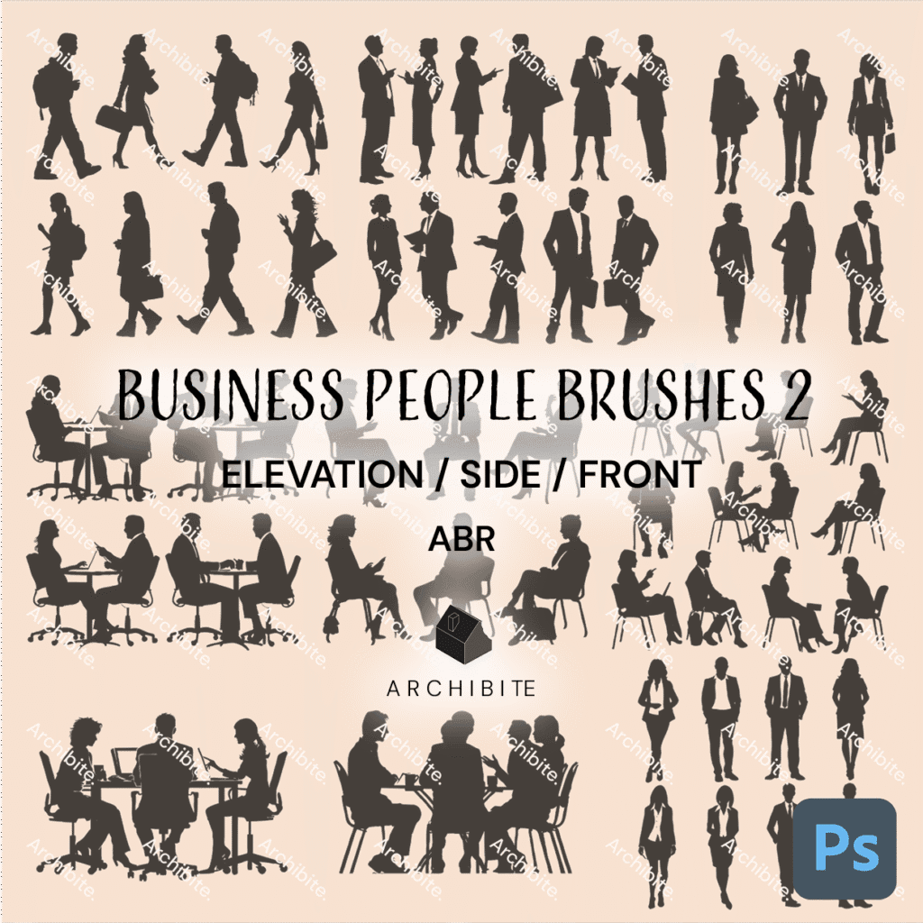 Photoshop Brushes Business People 2