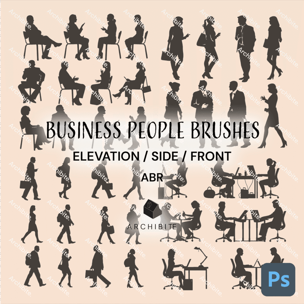 Photoshop Brushes Business People