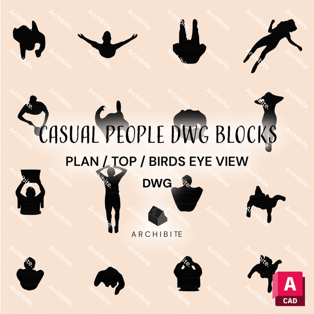 DWG Top View People