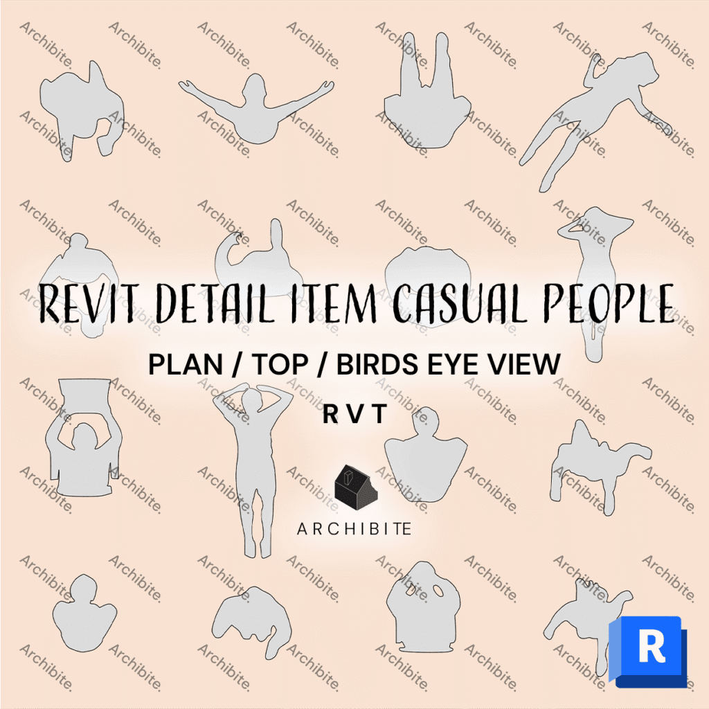 Detail Item Top View People