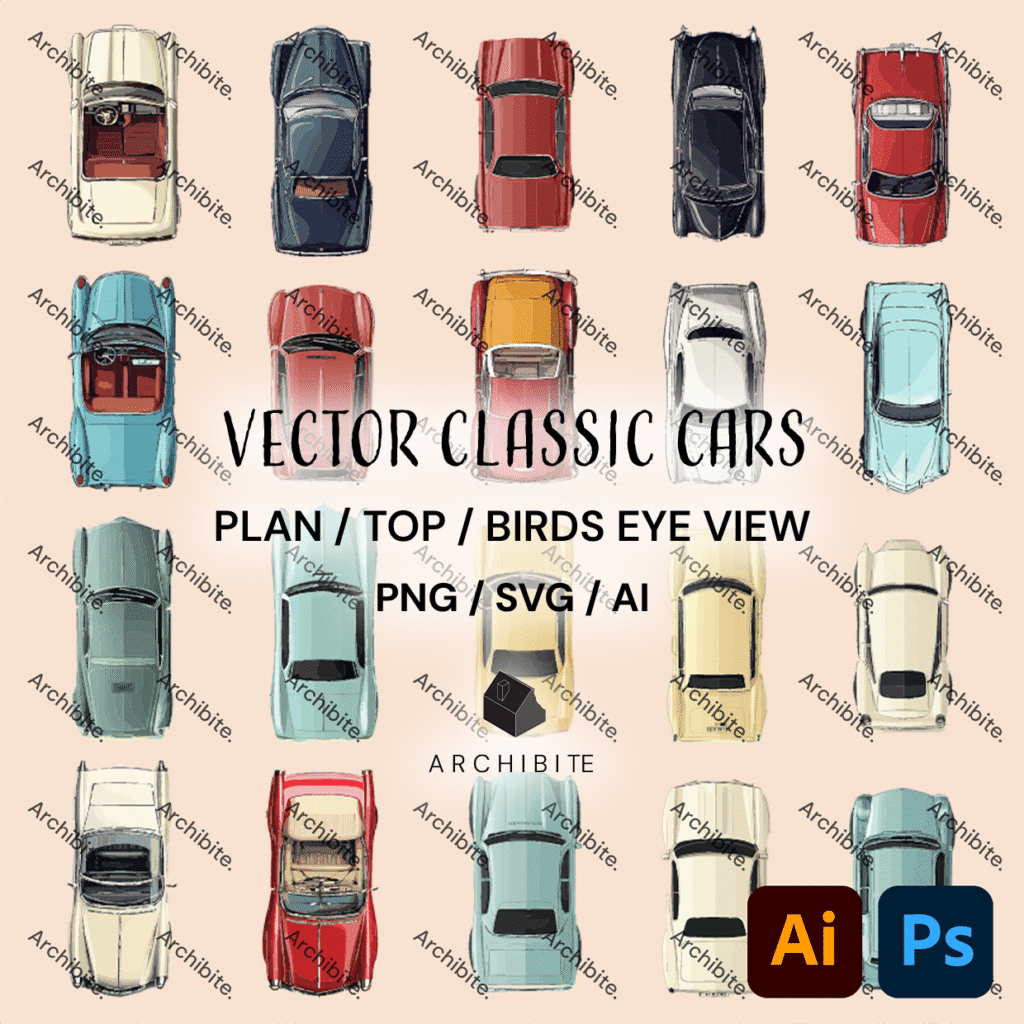 Vector Plan Classic Cars